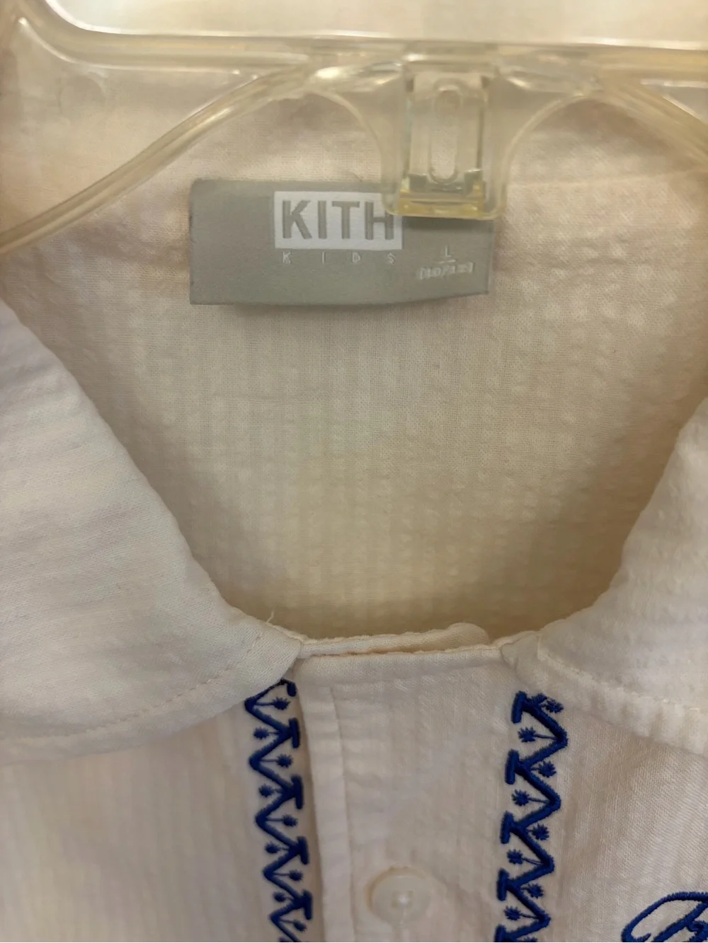Kith Kids Pre-Summer 2024 Embroidered Seersucker Set